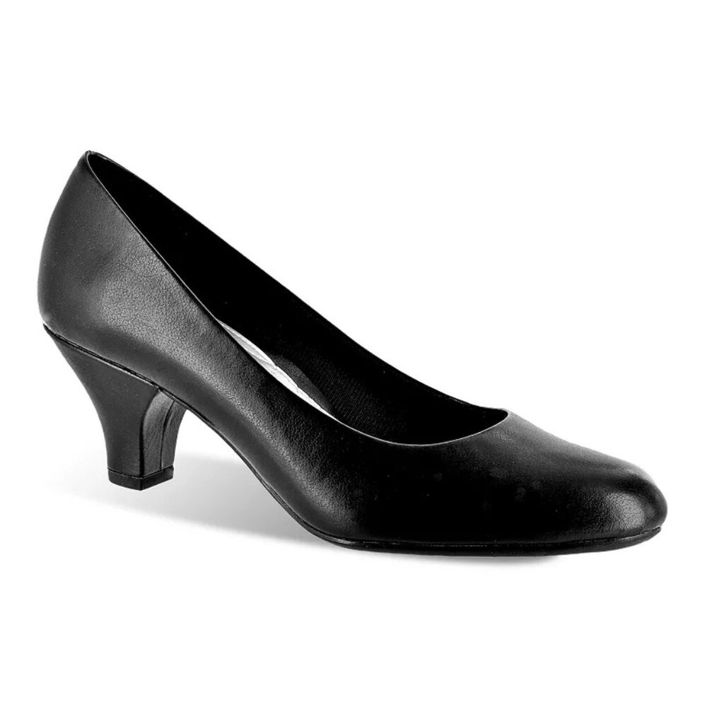 NWB Easy Street Fabulous Pump Shoes Black Size 7.5 N - Picture 2 of 7